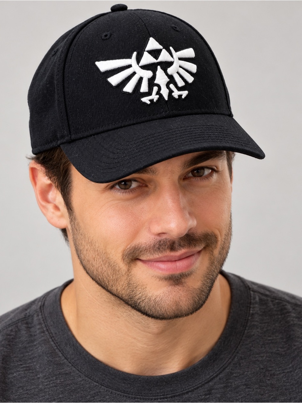Legend of Zelda Hyrule Black Snapback Hat Embroidered Nintendo NWOT